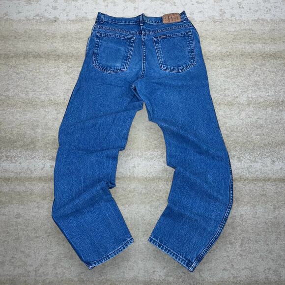 Vintage HIS Jeans Medium Wash Relaxed Fit High Quality Denim 90s - Picture 1 of 4